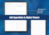 add hyperlinks in your digital planner and PDF
