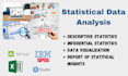 do statistical data analysis with spss, minitab, excel and r