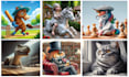 create professional and detailed ai art using mid journey