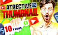 design amazing youtube thumbnail
