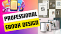 redesign your ebook layout, workbook, guide book, indesign