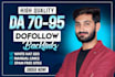 create high quality SEO dofollow backlinks high da authority link building
