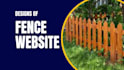 make well designed fencing website, landing pages