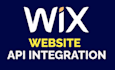 create or integrate API to your wix website