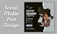 design professional and creative social media post