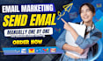 send 500 emails manually one by one per day