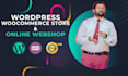 built wordpress woocommerce store and online webshop