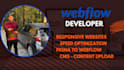 build responsive webflow website and figma to webflow