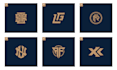 do monogram logo design for clothing and apparel