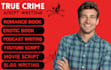 research, write your true crime script, podcast script writing, youtube script