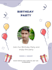 create birthday invitation card