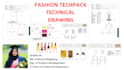 create fashion technical tech pack drawings