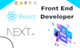do website development by react js nextjs html css as a front end web developer