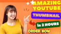 design amazing clickbait youtube thumbnail