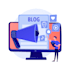 create an attractive blog website and template in elementor