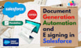 automate document generation and e signing in salesforce