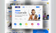 website hero section and landing page in figma