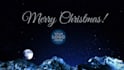 put logo and text christmas greetings video