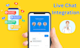 do live chat integration for your website