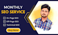 provide monthly SEO services