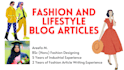 write SEO fashion and lifestyle blog article