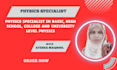 help you in basic, high school, college and university level physics