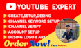 create and manage youtube channel as you like setup verification