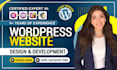design a clean and responsive business wordpress website