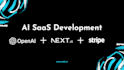 develop an ai saas web app