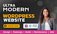 design, redesign, or revamp website development using wordpress elementor