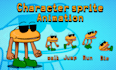 design character and sprite animations