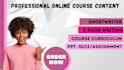 create online course content course creation ebook ghostwriter ebook writer