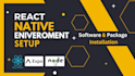 setup react native and expo cli environment and fix the bugs