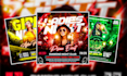 design club flyer, party event flyer, motion flyer