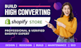 build shopify website and dropshipping store