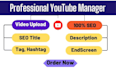 do youtube channel create and video upload