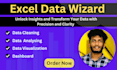 do data cleaning data analysis and data visualization on excel