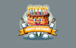 design best quality first class birthday cack logo design