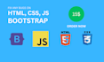 fix HTML, CSS, bootstrap and basic js issues in an hour
