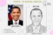 draw a realistic pencil portrait from your photo