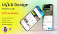 do UI UX design for mobile apps with wireframe and prototype