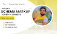 do schema markup setup, rich snippets technical onpage SEO for wp  shopify sites