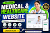 design healthcare and medical website by wordpress elementor
