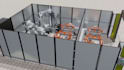 3d industrial robotic animation robot industrial animation 3d machine animation