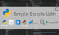 do your simple python projects and debugging