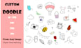 create doodle art hand draw icon illustration