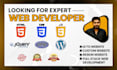 be your front end web developer using react, js HTML5 , CSS