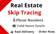 provide skip tracing for real estate business