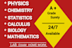 help you in chemistry math physics biology and assignment