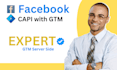 setup facebook conversion API with server side and ga4 ecommerce tracking